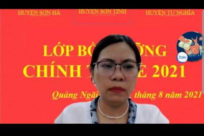 Hội nghị học tập, bồi dưỡng chính trị hè năm 2021 cho các trường thuộc huyện qua hình thức trực tuyến