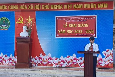 KHAI GIẢNG NĂM HỌC MỚI 2022 – 2023!