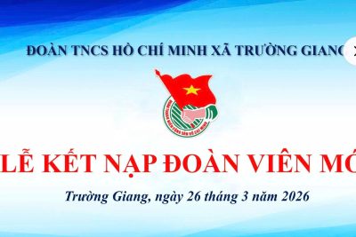 LỄ KẾT NẠP ĐOÀN VIÊN MỚI